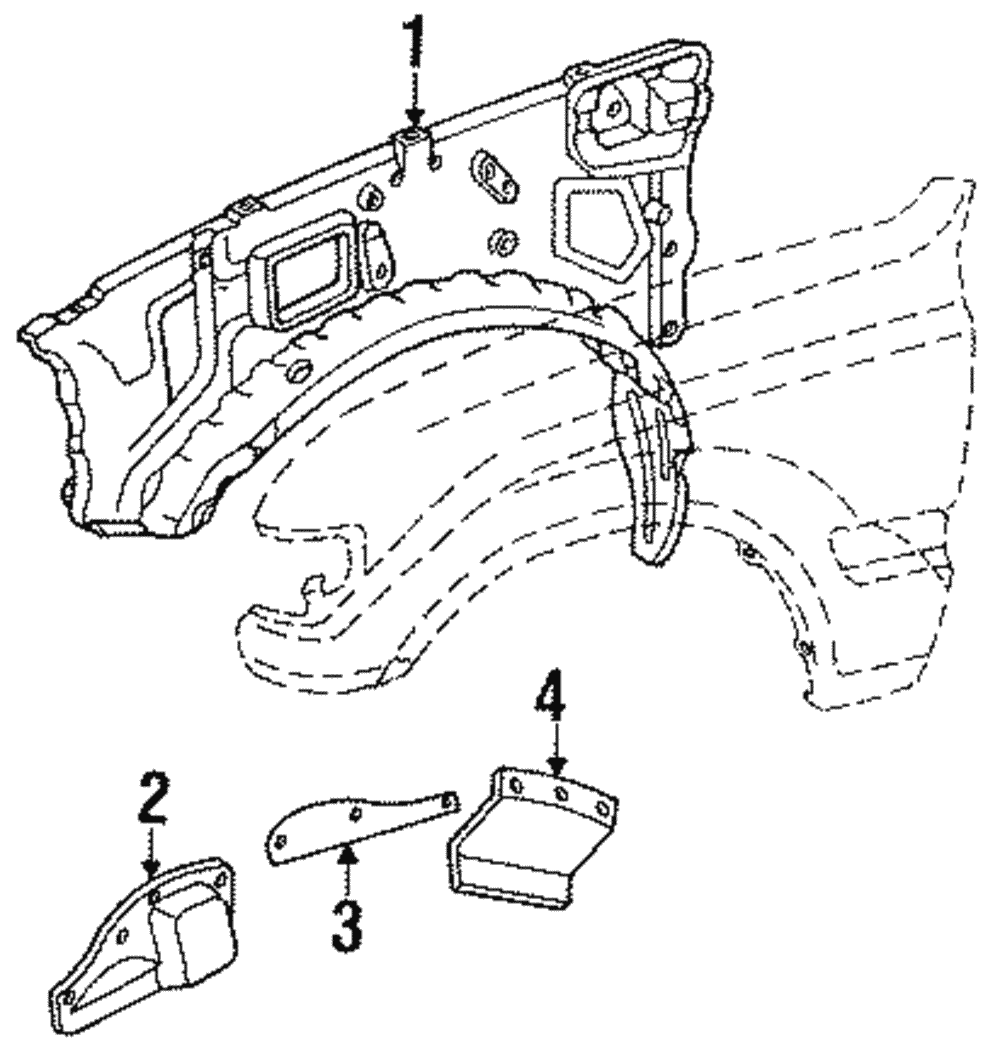 Apron Assembly Seal - Toyota (53739-60010)