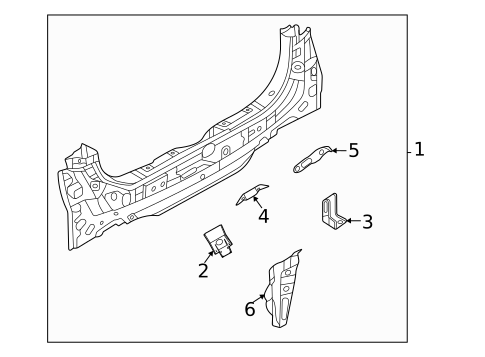Rear Body for 2023 Mazda CX-30 | TascaParts.com