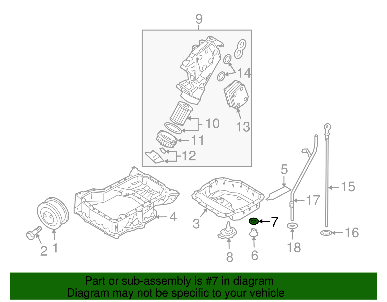Drain Plug O-Ring - Volkswagen (WHT-000-406)