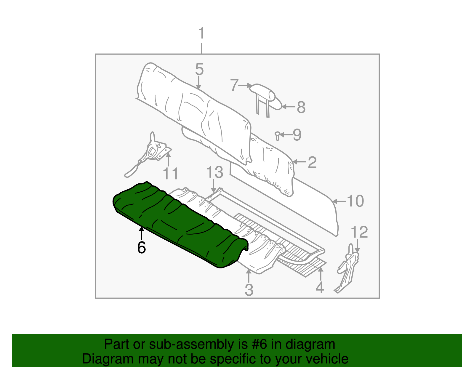 Seat Cover - GM (88935192)