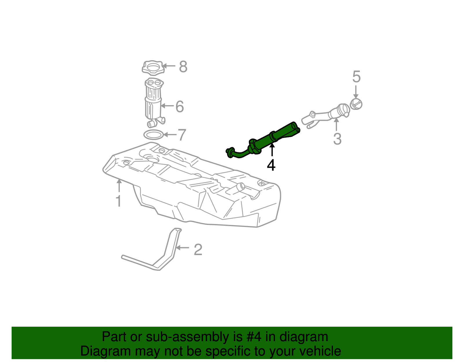 Filler Hose - GM (25648231)
