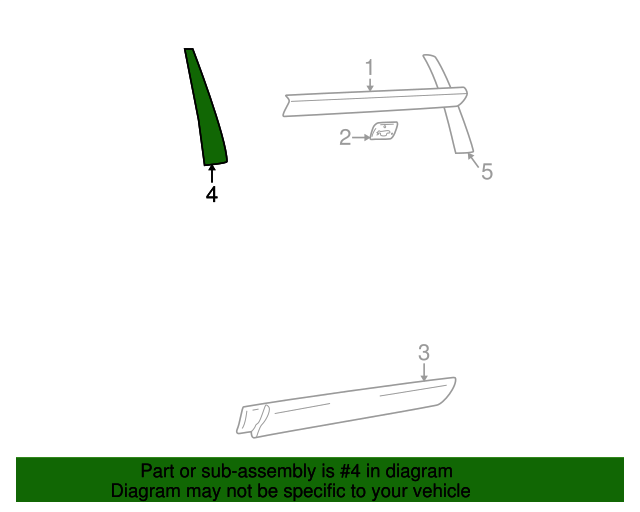 Genuine Hyundai 86391-26001 Door Frame Tape