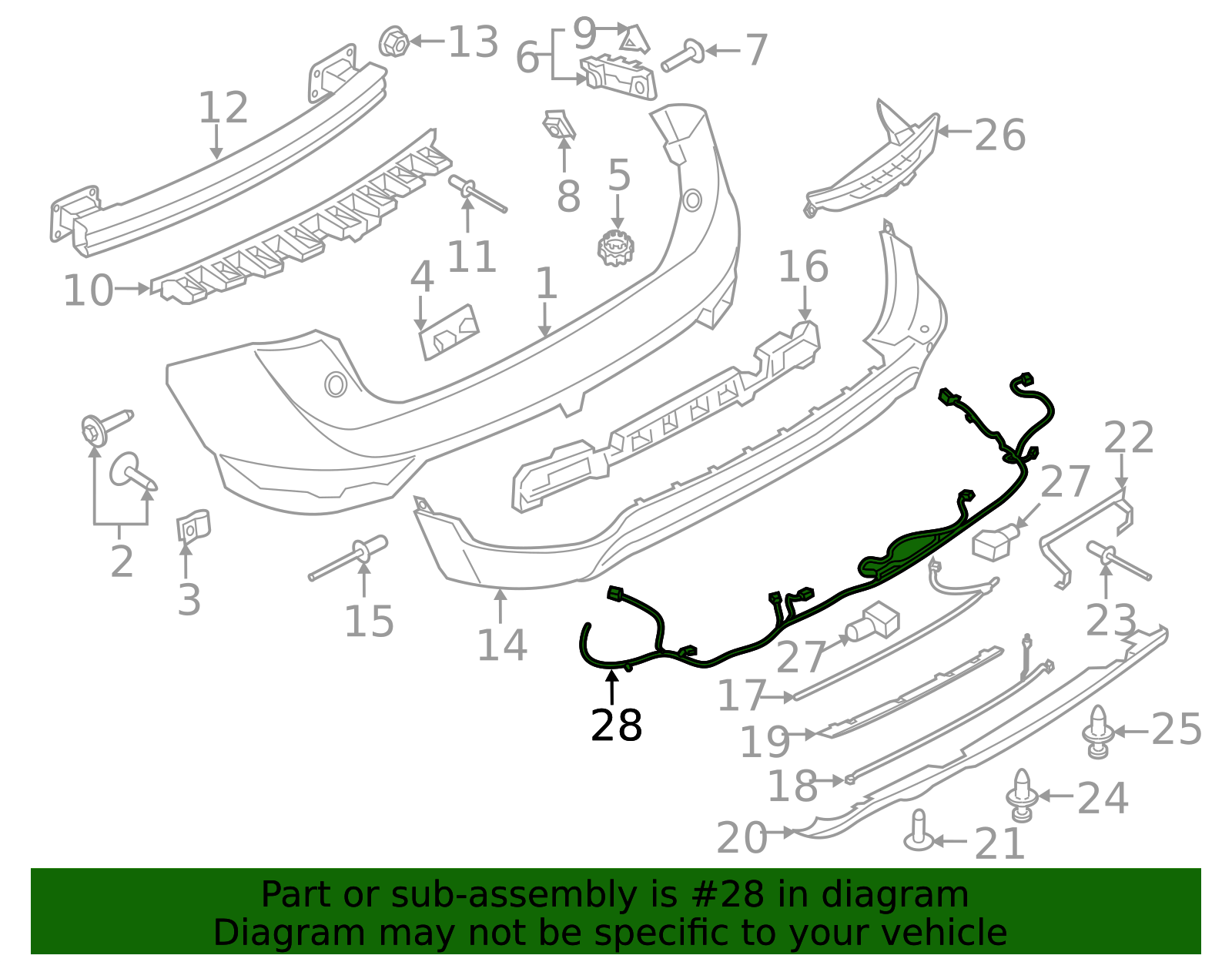 Wire Harness - Ford (GJ7Z-15K868-G)