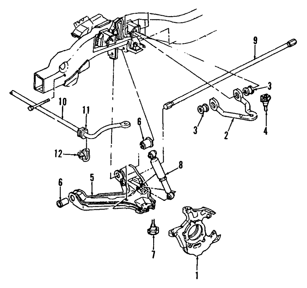 Premium Gas Charged Front Shock Absorber - GM (88945391)