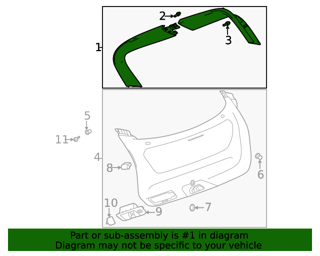 85123732 - Panel 2021-2023 Buick Envision | AutoNationParts.com