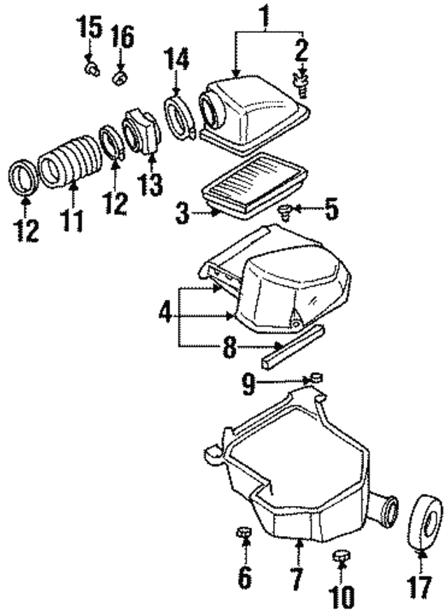 20012002 Oldsmobile Aurora Air Temp Sensor Grommet 12482894