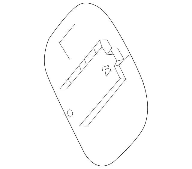 Primed Passenger Side Fuel Tank Filler Door - GM (95913056)