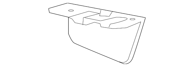 Passenger Side Rear Wheelhouse Panel Air Deflector - GM (95026551)