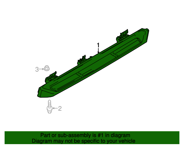 20112014 Ford Expedition Running Board 7L1Z16450AC QuirkParts