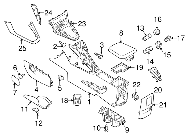 Genuine Ford OEM Power Outlet & Cover – 2015-2019 F-150, 12V/110V AC, 400W, FL3Z19A487B