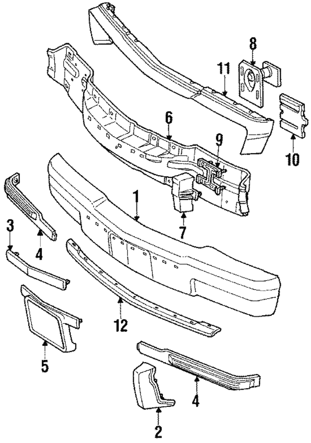 Energy Absorber Spacer - Ford (E8AZ-17765-A)