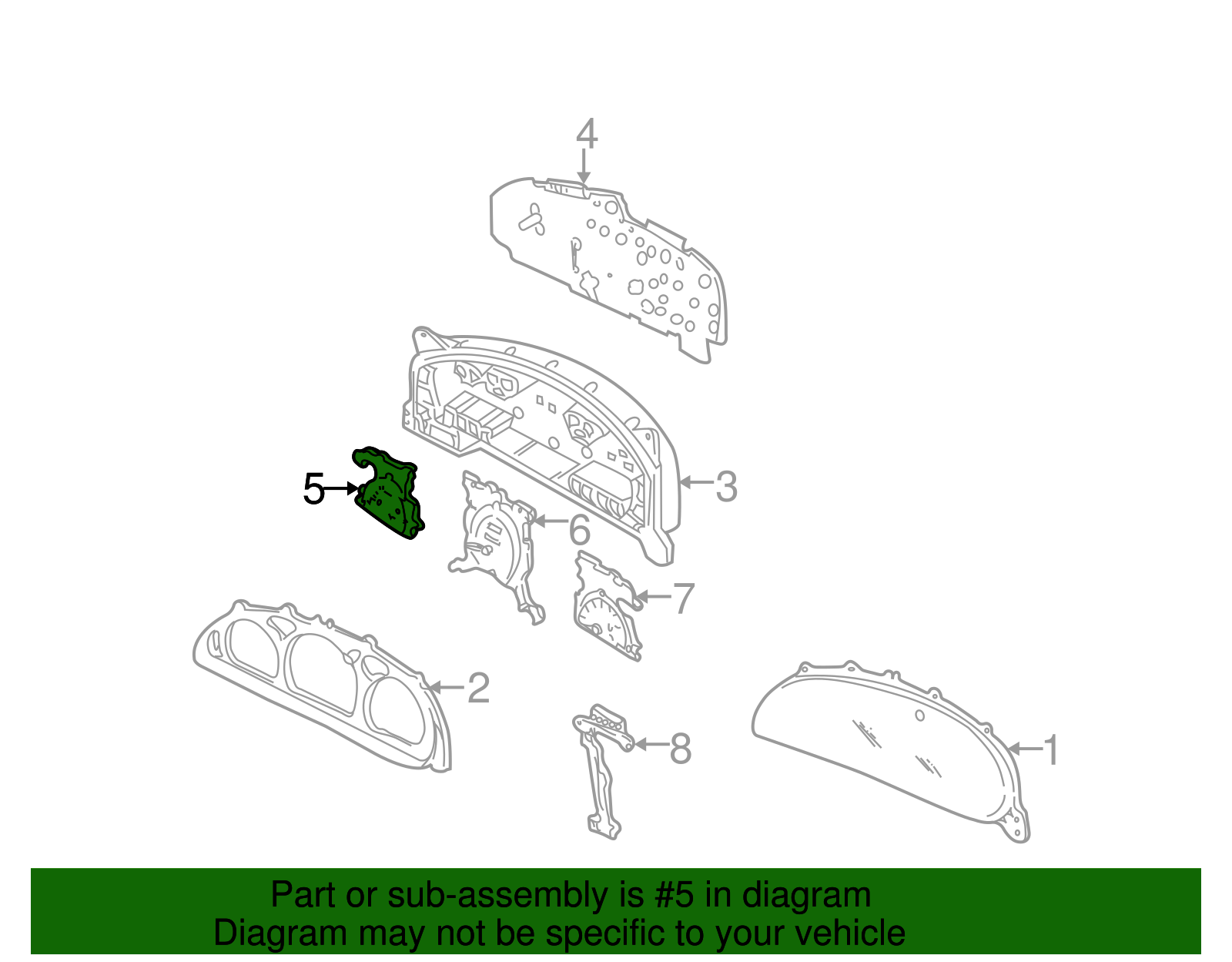 Fuel Gauge - Ford (YF1Z-9305-AA)