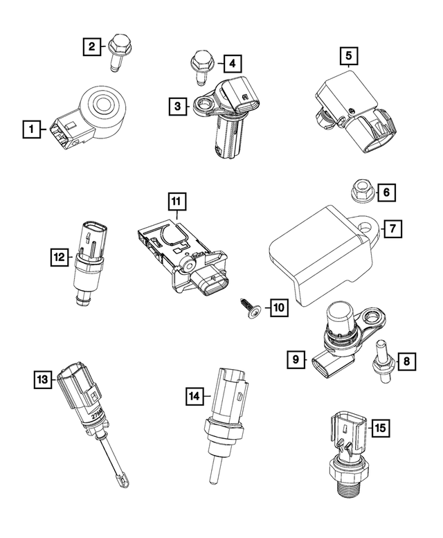 thumbnail image 2 of AUXITO Mopar Engine Camshaft Position Sensor 68080819AB For Chrysler, Dodge, Jeep, Ram 2 of 3