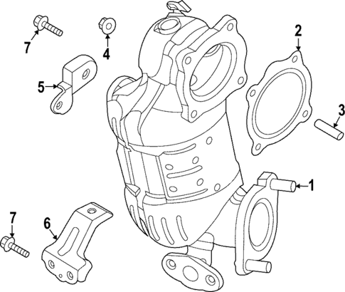 Exhaust Manifold for 2025 Kia Sportage | Kia.Parts Store
