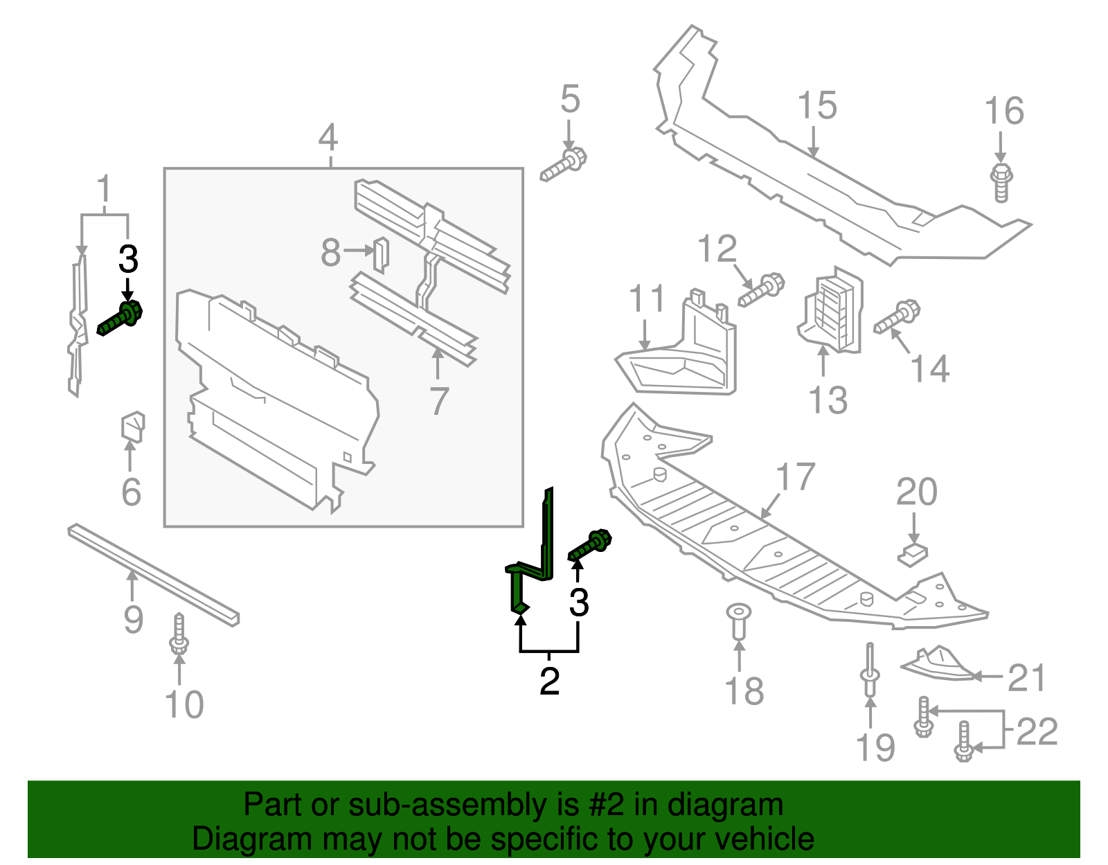 Air Deflector - Ford (GD9Z-8311-A)
