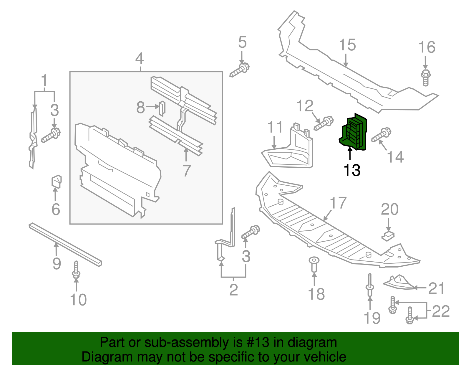 Inner Duct - Ford (GD9Z-7C410-A)