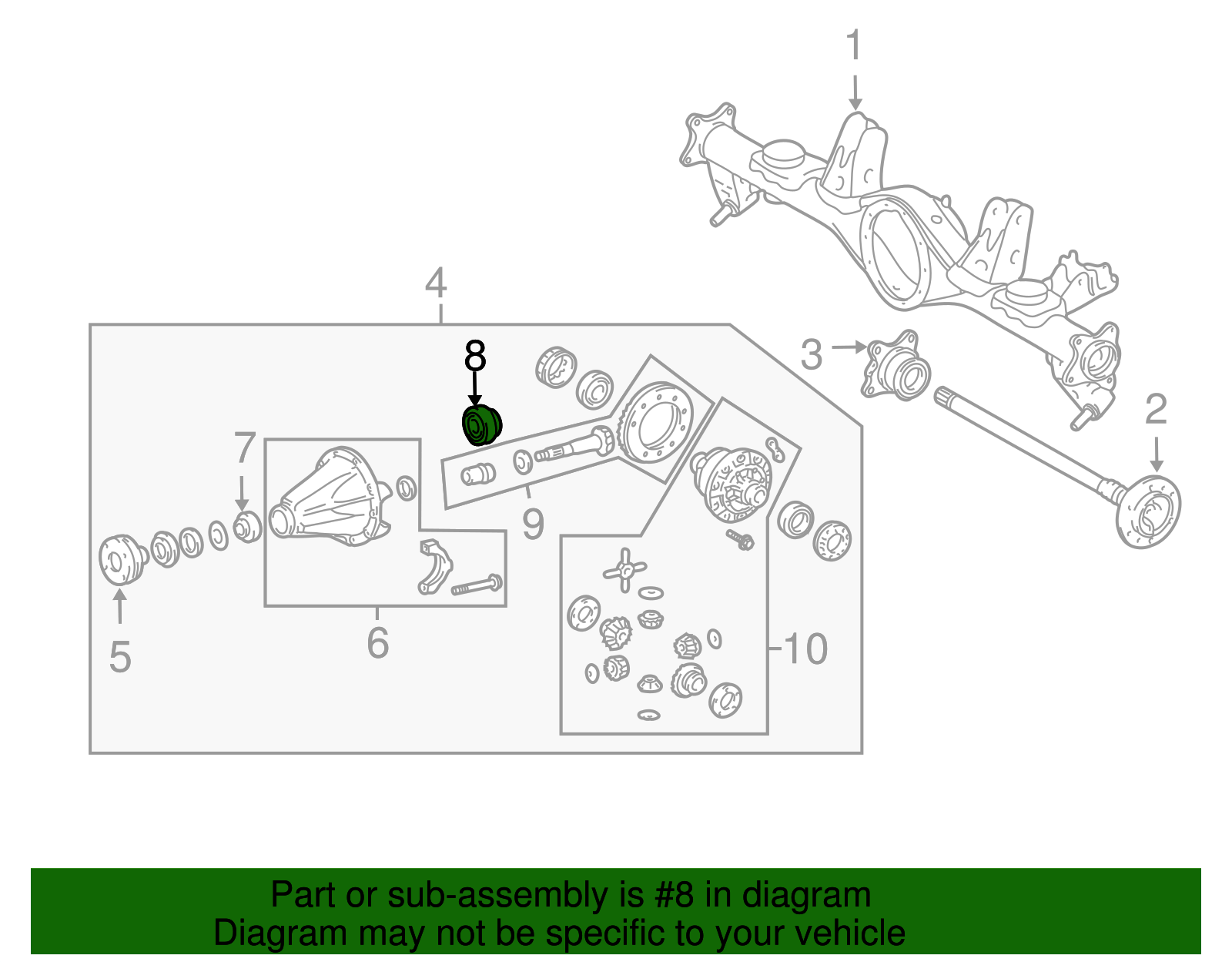 Differential Pinion Bearing - Toyota (90366-A0094)