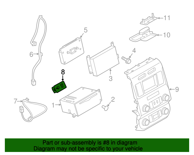 Control Module Ford (GC3Z19A387D) Eastgate Ford Parts CA