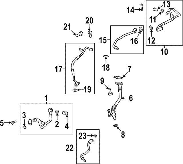 20222023 Land Rover Range Rover Coolant Line LR174737 OEM Parts Online