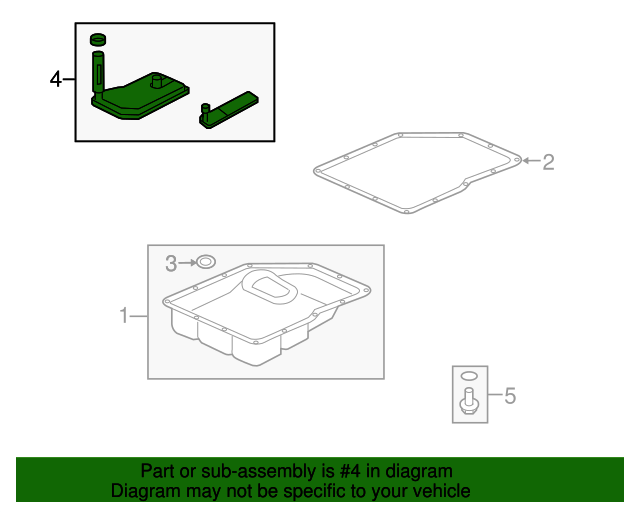 20082013 GM Automatic Transmission Fluid Filter Kit 19168277 GM