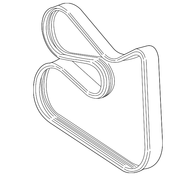 Genuine BMW 11287520072 Power Steering Belt FREE Shipping on