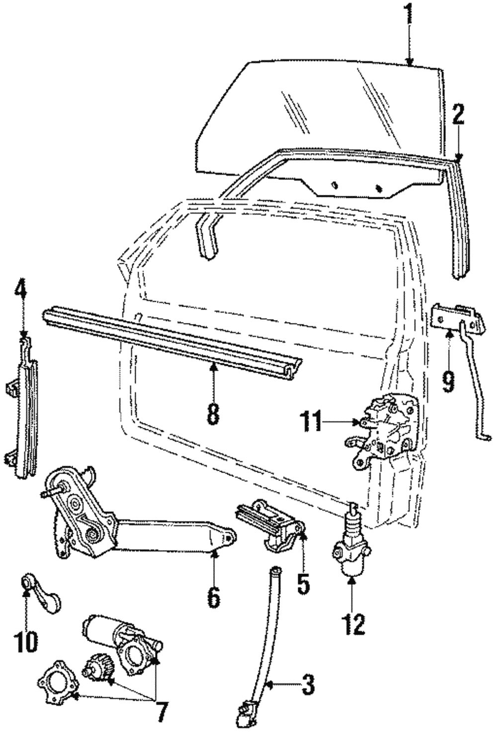 Window Regulator - Ford (E9LY-6323208-A)