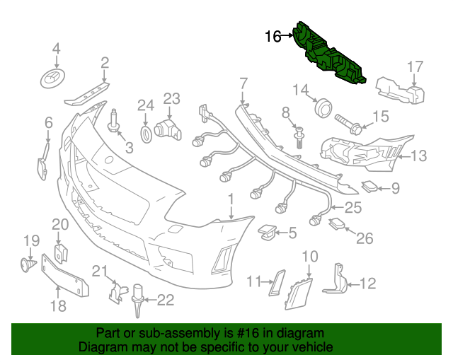172-885-24-37 - Energy Absorber 2012-2016 Mercedes-Benz | Mercedes  