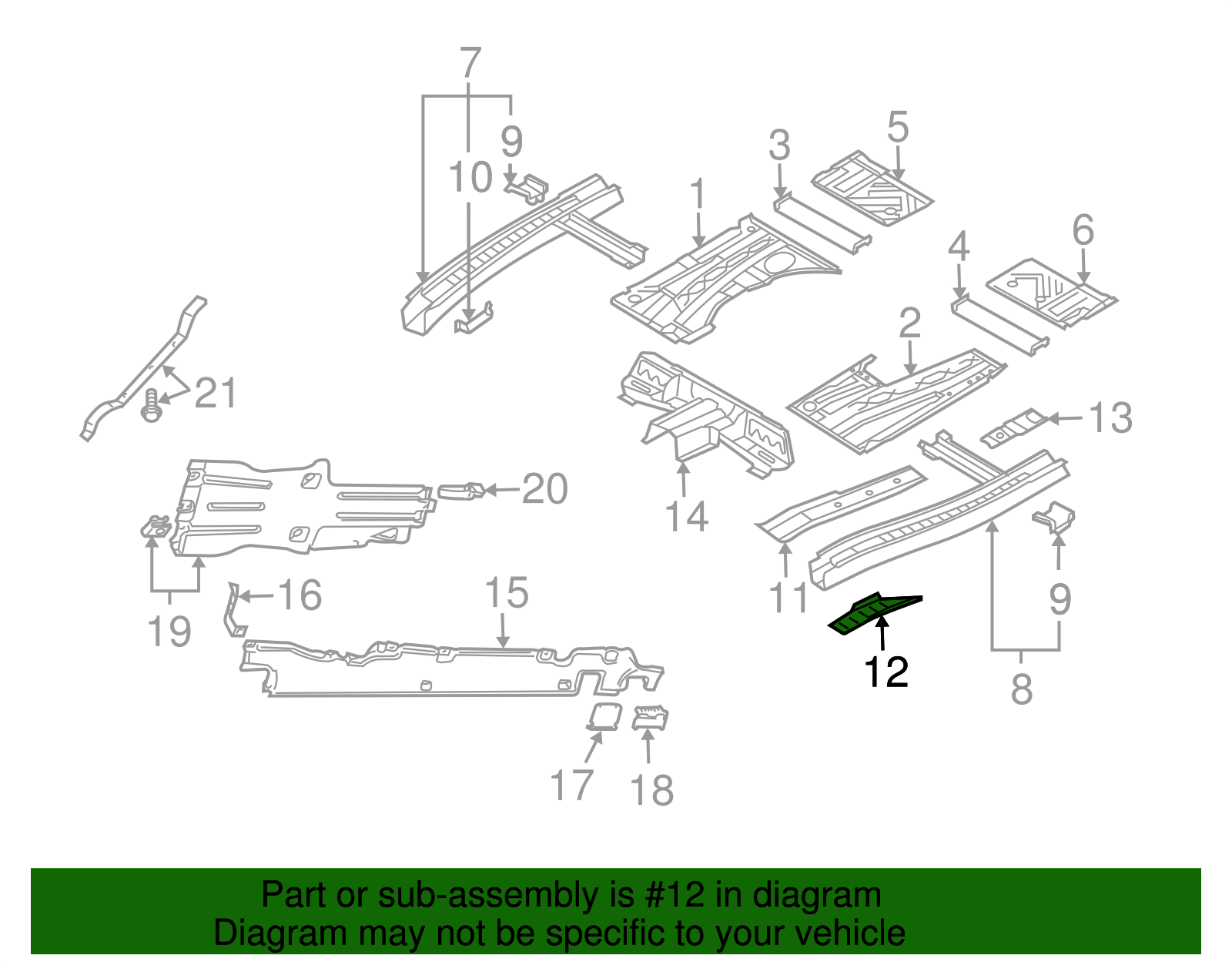 Filler Plate - Volkswagen (7L0-803-871-A)