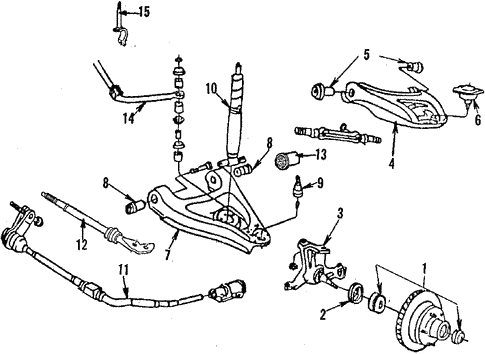 Front Brakes for 1985 Chrysler Fifth Avenue #1