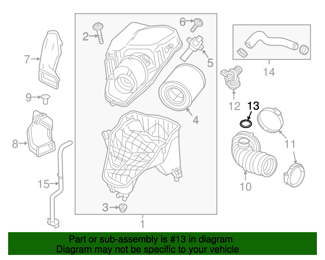 20172019 Chevrolet Cruze Positive Crankcase Ventilation (PCV) Pipe