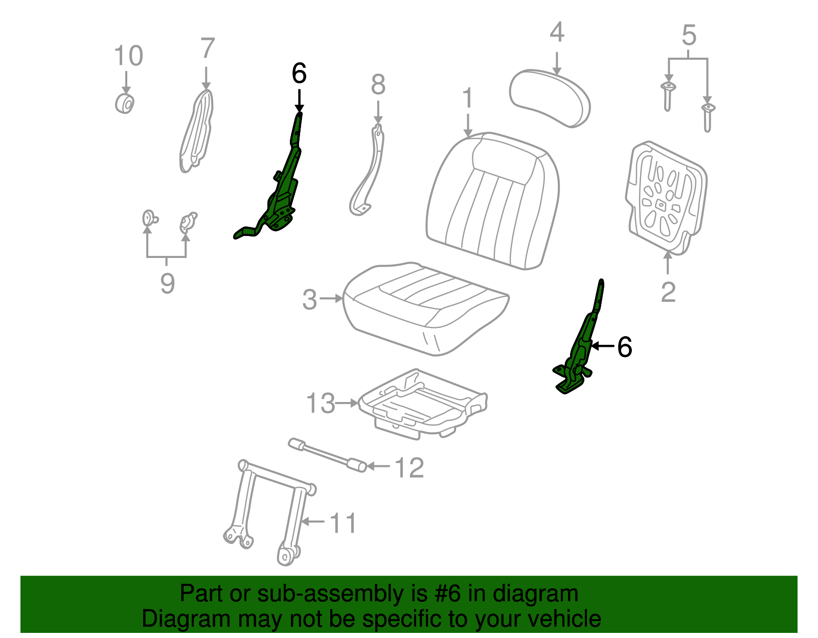 Latch Assembly - Ford (YL3Z-16613D60-EA)