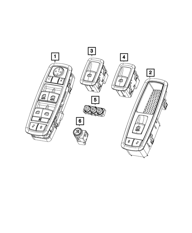 Dodge Durango Window Switch Master For 2011-2013 Jeep Grand Cherokee & Dodge Durango – Driver Side Control Panel Power Window Switch - Foto 3