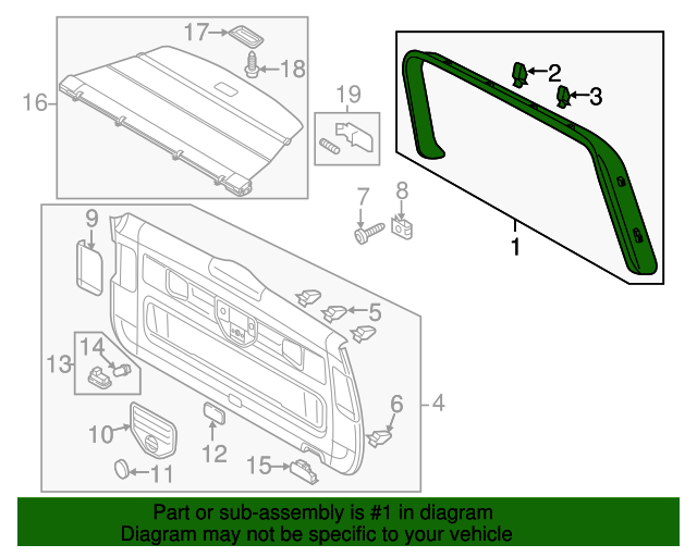 Upper Trim 7P6-867-603-D-3G4
