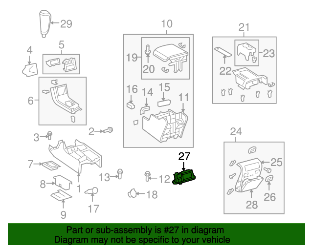 08 Toyota Sequoia Switch Bezel 544 0c080 Jimmy Vasser Toyota Parts