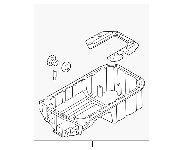 2152023604 Oil Pan 20042011 Kia My Kia Parts