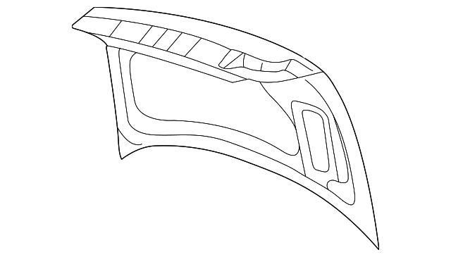 Lid Assembly, R/Cmpt (Sedan) - GM (88895853)