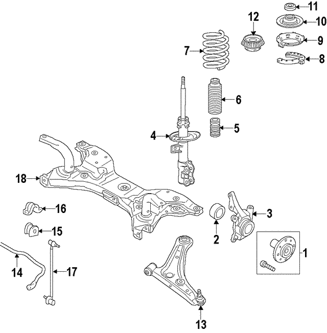 Genuine Honda 52611-T5R-A02 Shock Absorber Unit
