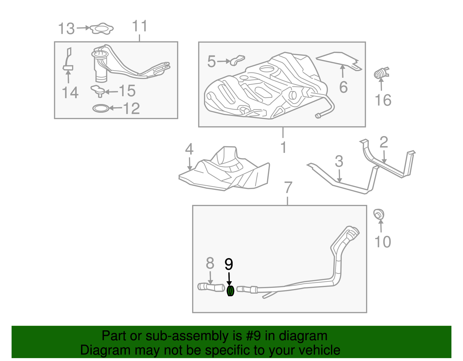 Multi-Purpose Hose Clamp - GM (11516234)