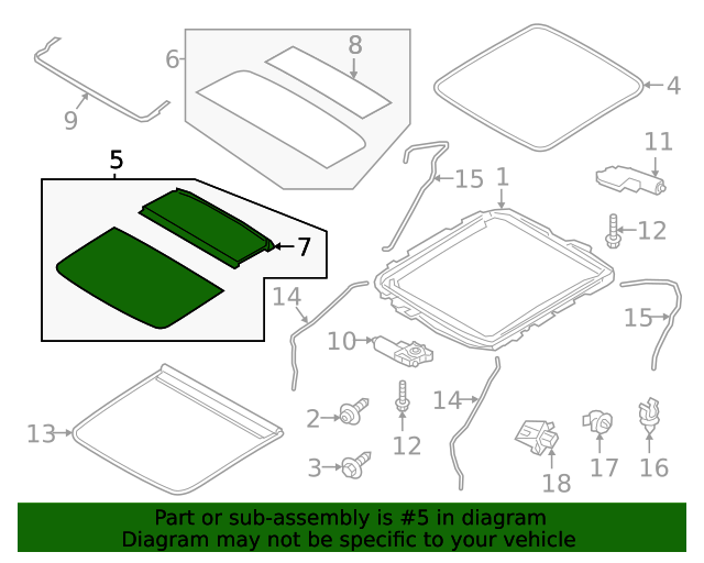 31675412 Sunroof Glass 2019 2020 Volvo S60 Volvo Swag