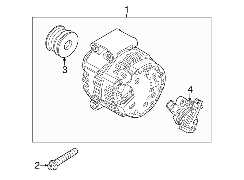 Alternator for 2010 Mini Cooper #1