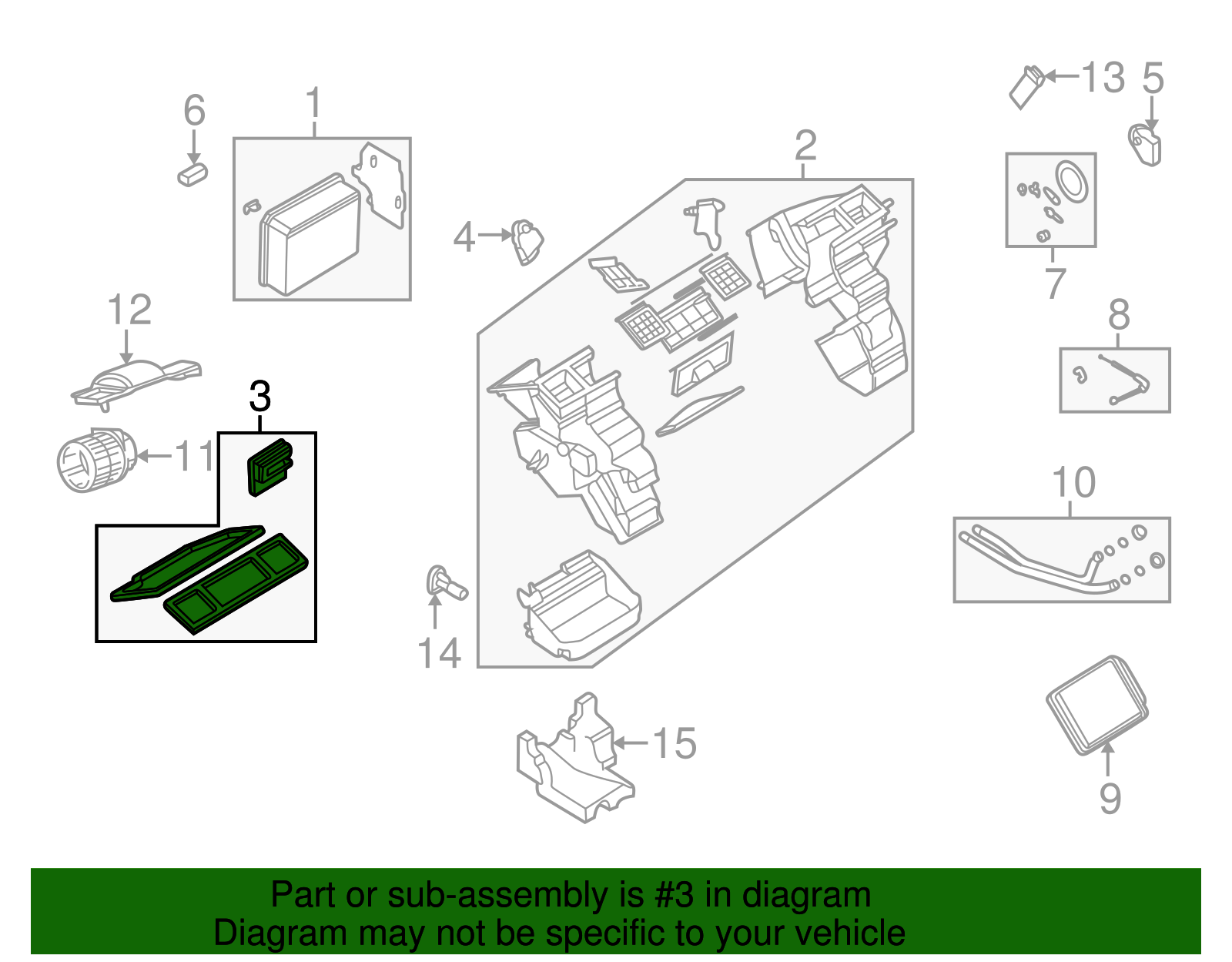 Seal, A/C Evaporative Txv Front Tube - GM (90585612)
