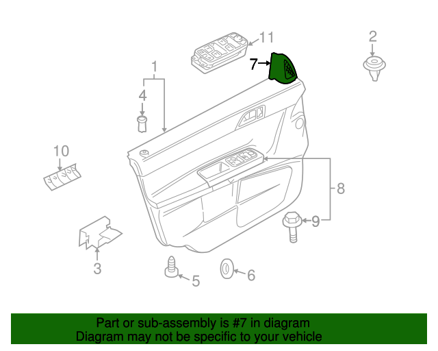 20042011 Volvo Corner Panel Driver's Side (LH) 8679628