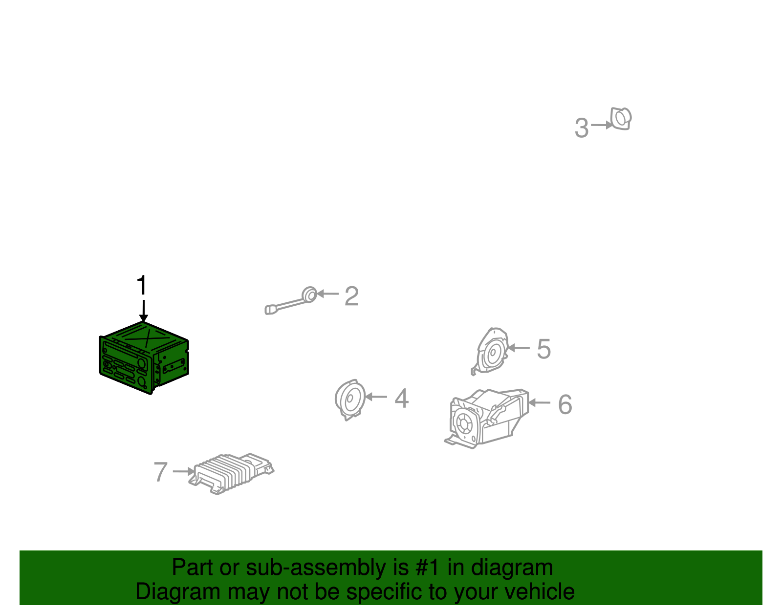 Radio Control Unit - GM (10357886)