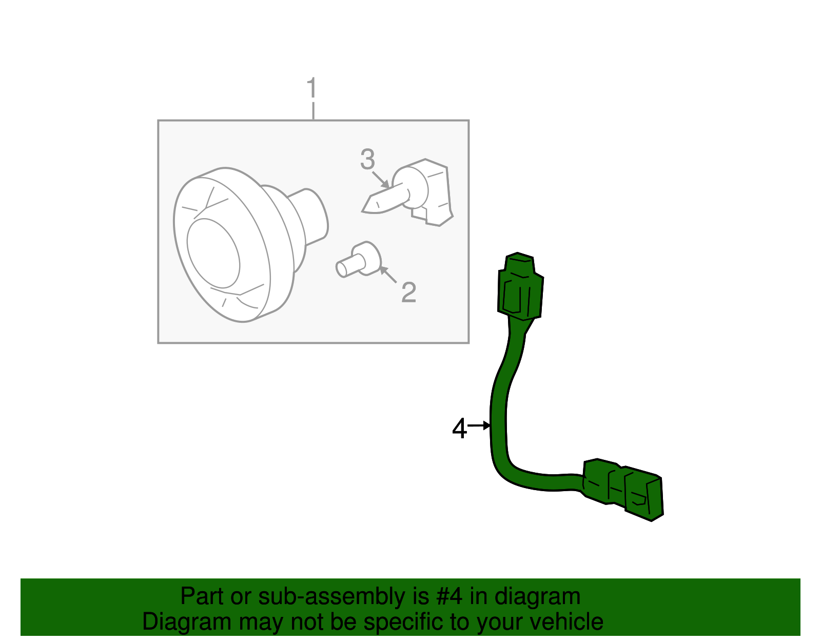 Fog Light Wiring Harness - GM (89044588)