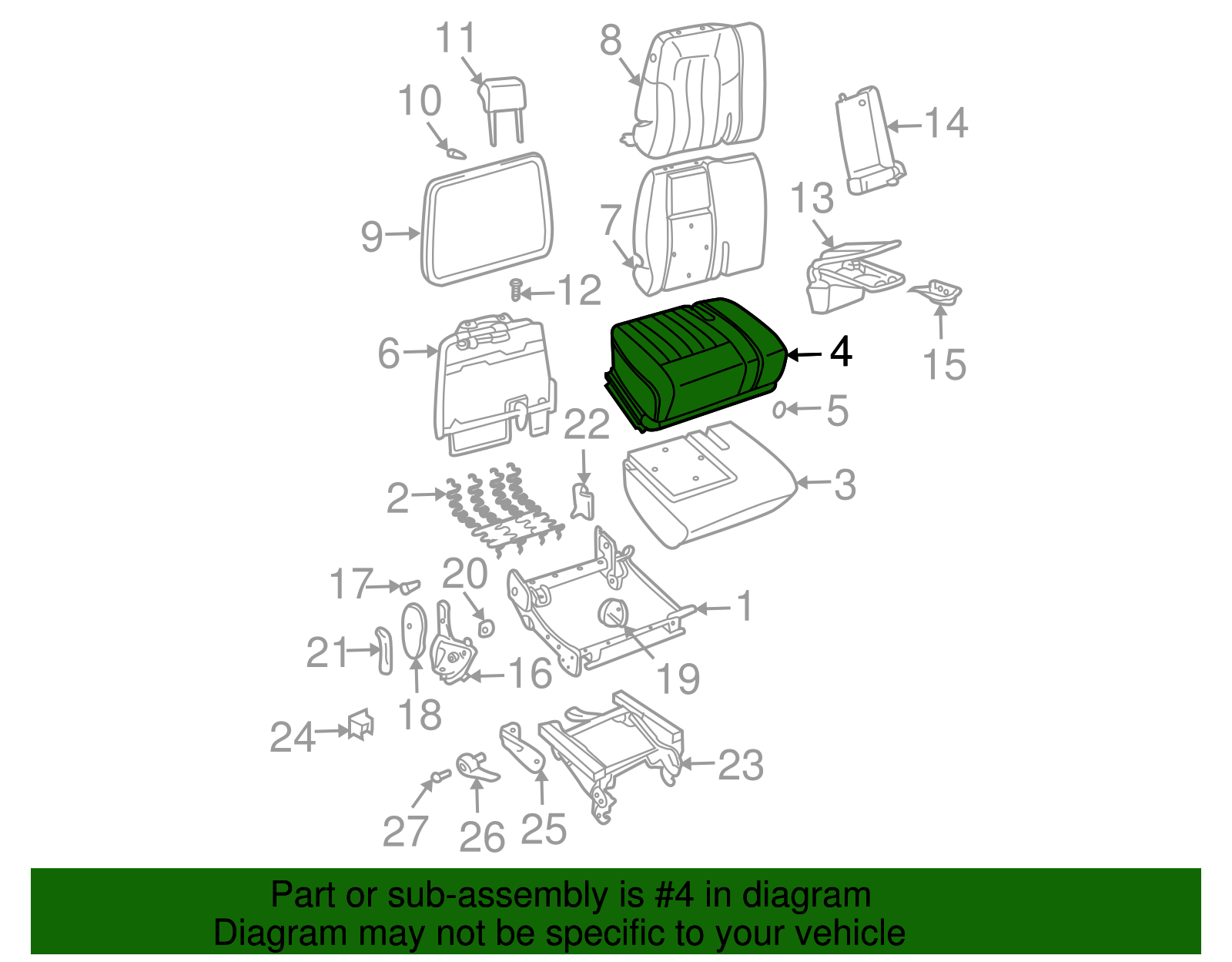 Seat Cover - Buick (89045238)