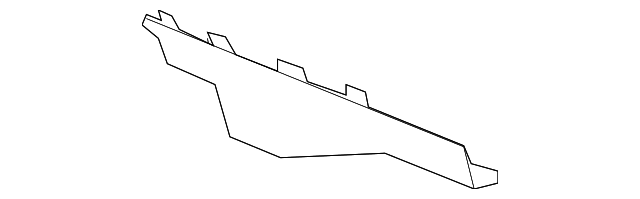 Primed Rear Bumper Fascia Insert - Buick (25775358)