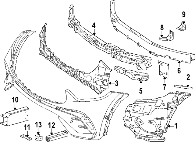 2023 Mercedes-Benz GLC 300 Side Mount 254-885-06-01 | MB OEM Parts