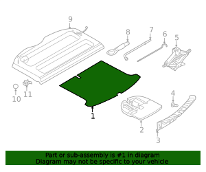 Floor Cover - Nissan (84904-5RB0A)