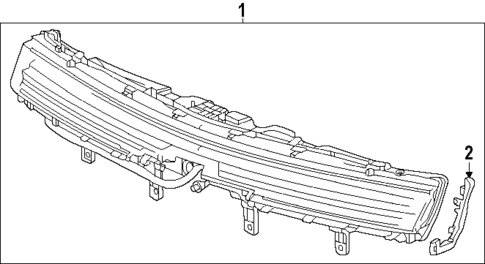 Lamp Bar for 2025 Chevrolet Silverado EV | GMPartsDirect.com