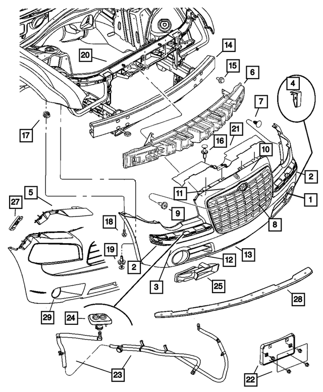20052007 Chrysler 300 Washer Hose 4805805AA Mopar eStore